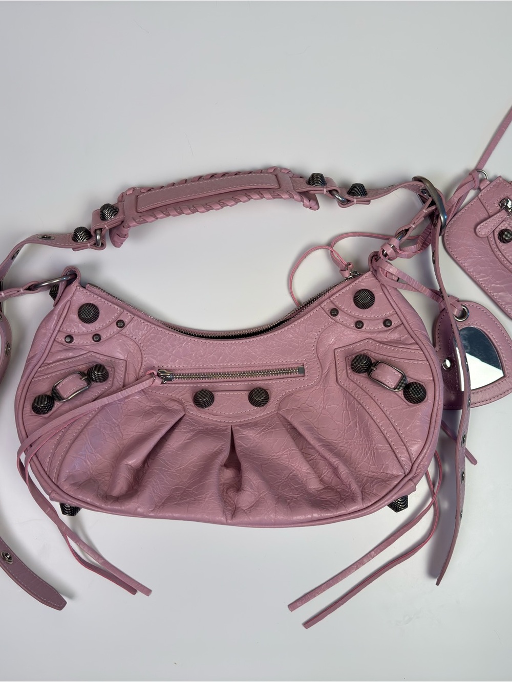 Balenciaga Small Le Cagole Shoulder Bag Pink – BRAND NEW